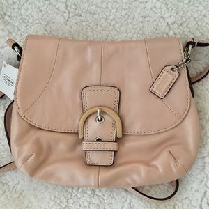 ✨NWT Coach Pink Leather Crossbody Bag